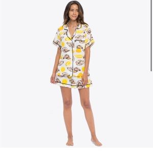 Katie Kime THE WORLD IS YOUR OYSTER PAJAMA SHORTS SET
